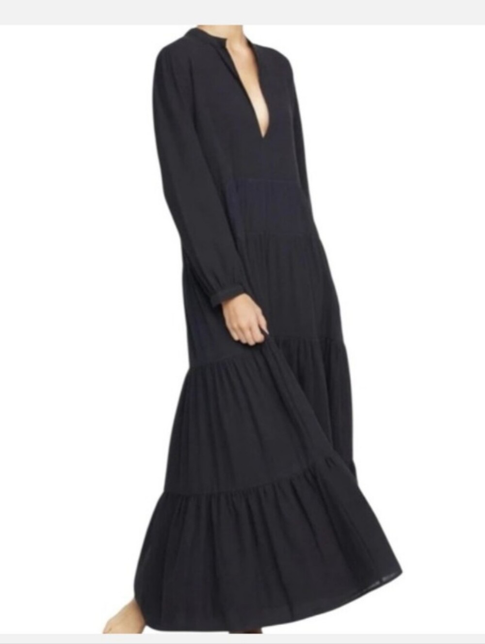 Mikoh Paris Tiered Maxi Dress Lightweight Flowy Size 3